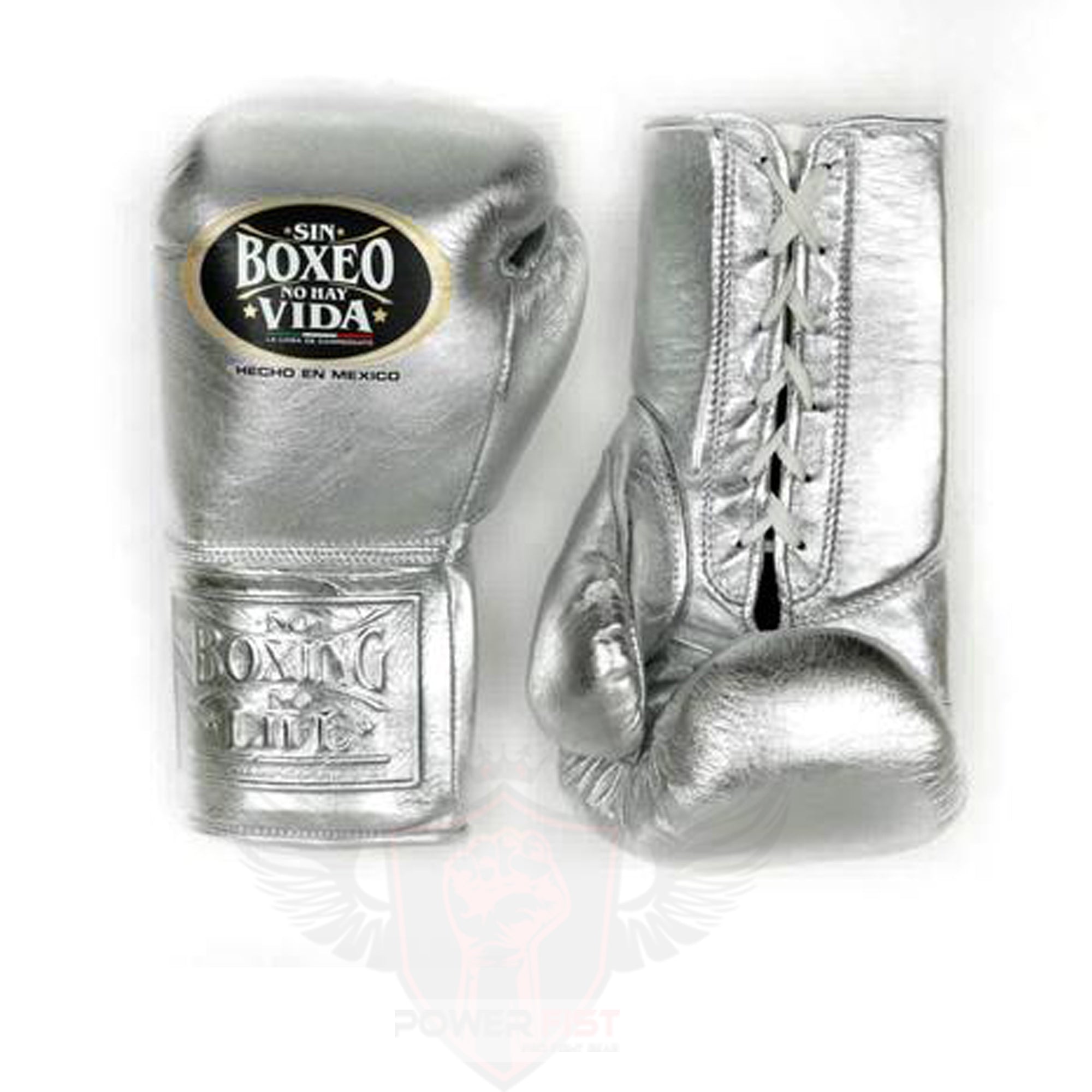 No Boxing No Life Boxing Gloves Silver Customizable