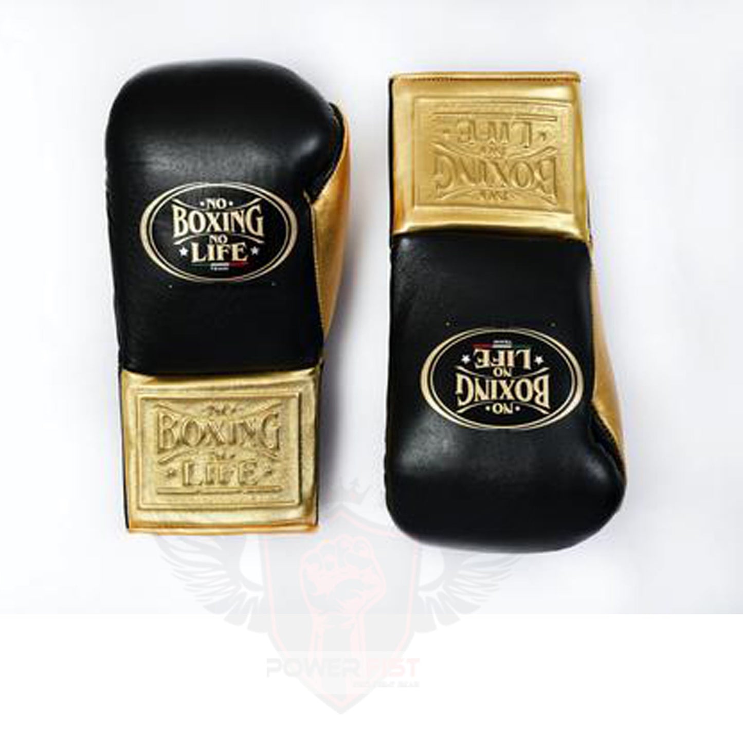 No boxing no life Black/Gold boxing gloves , ultra-soft training gloves