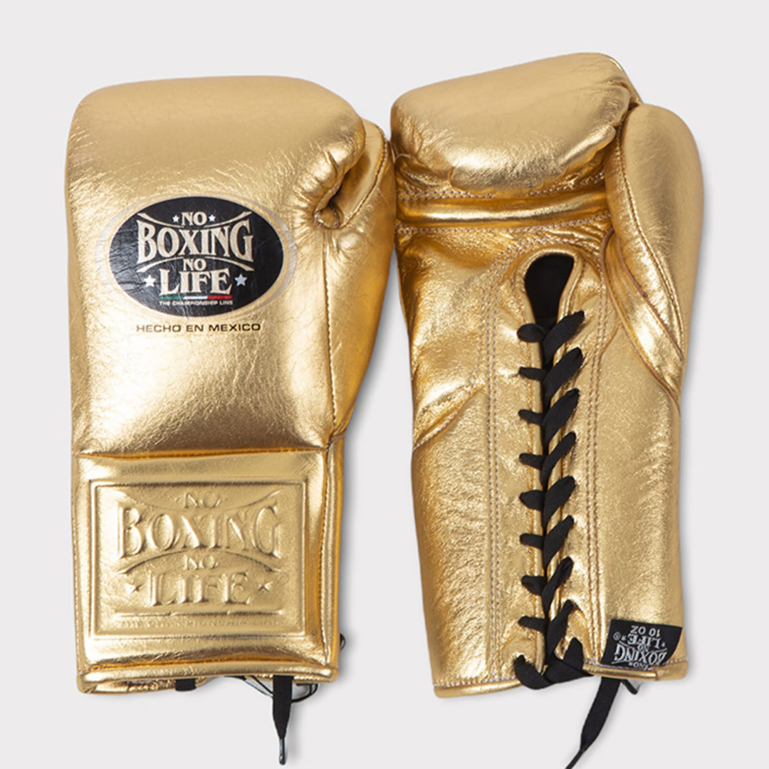 No boxing no life Golden boxing gloves, premium soft-padding sparring training gear