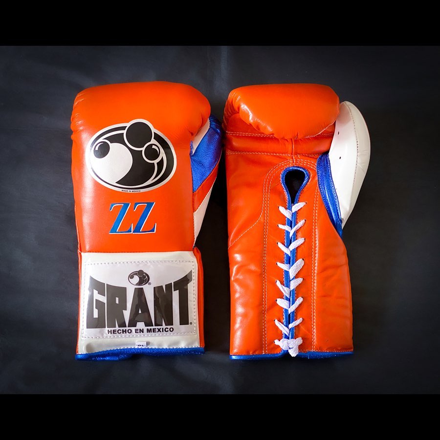 Grant Boxing Gloves Orange/Blue/White Sparring