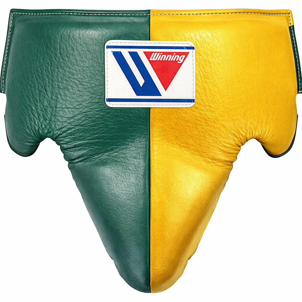Winning Groin Protector Green/Yellow Sparring