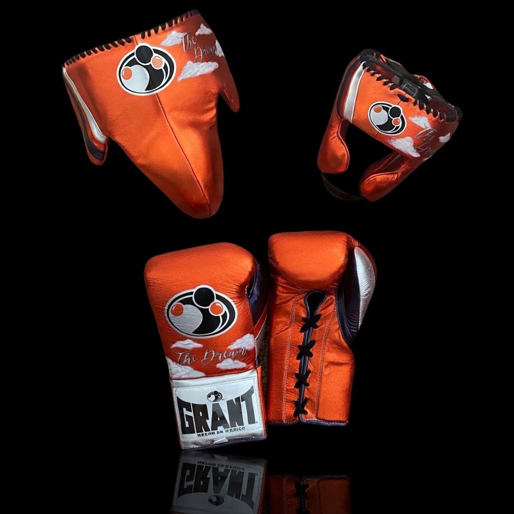 Grant Boxing Set Orange/Grey/Silver Training Gear