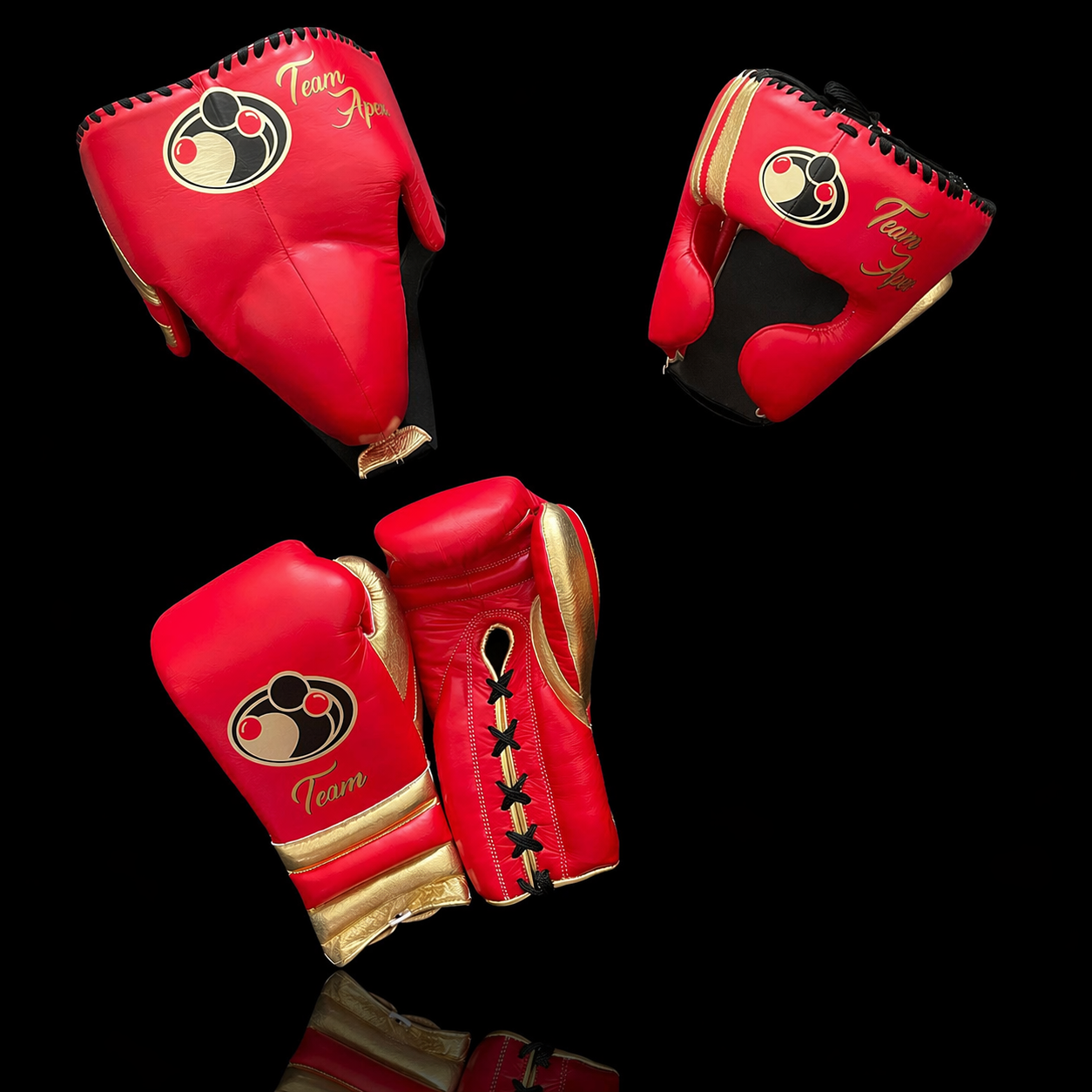 Grant Boxing Set Red/Gold Sparring Set