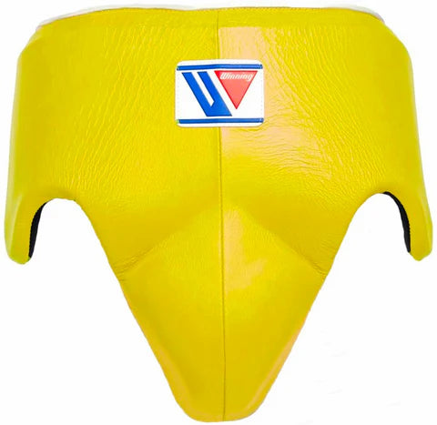 Winning Groin Protector Yellow Durable Leather