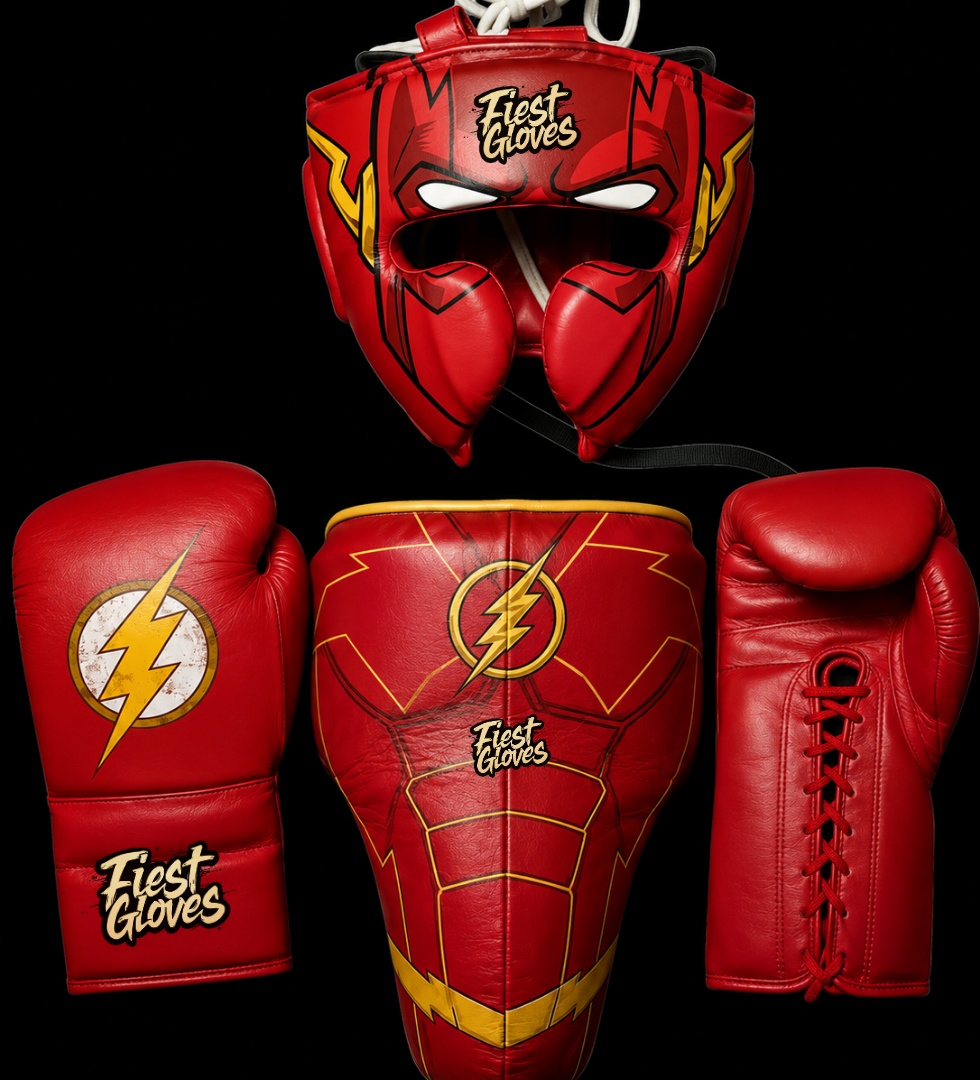 Fiest Winning Style Boxing Set Red/Gold Training Set