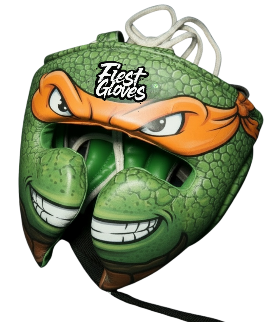 Fiest Winning Style Boxing Set Green/Orange Leather