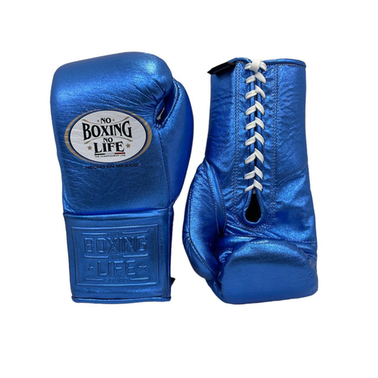 No boxing no life Blue  boxing gloves , ultra-soft cushion sparring gloves