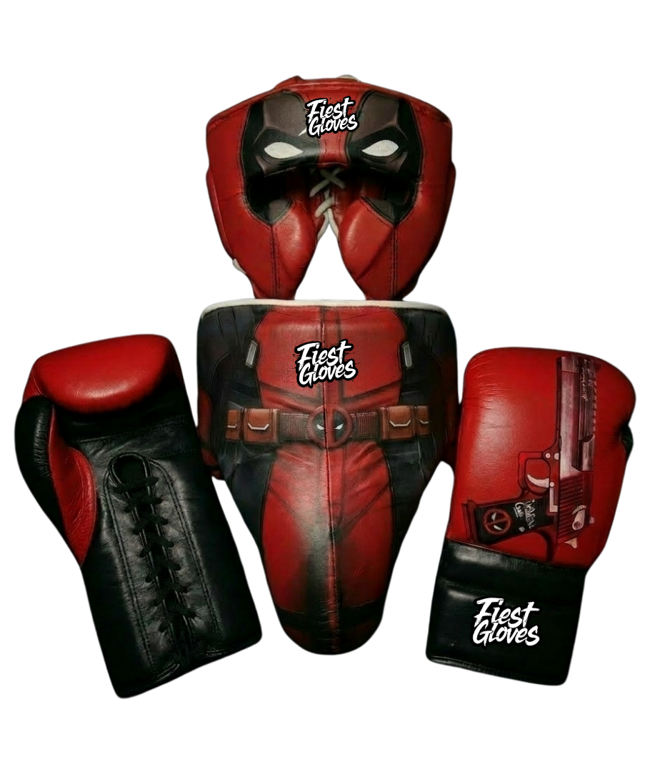 Fiest Winning Style Boxing Set Red/Black Custom made