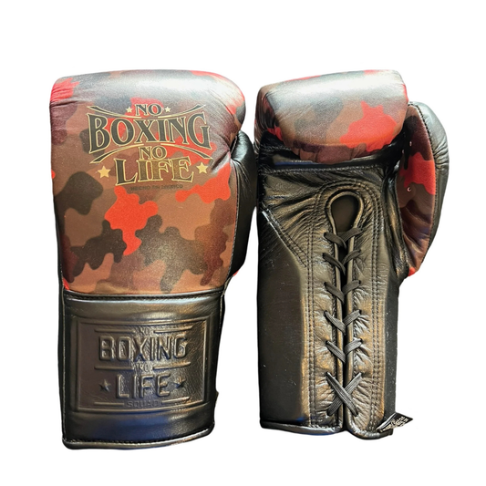 No boxing no life Brown boxing gloves, premium soft-padding sparring training gear