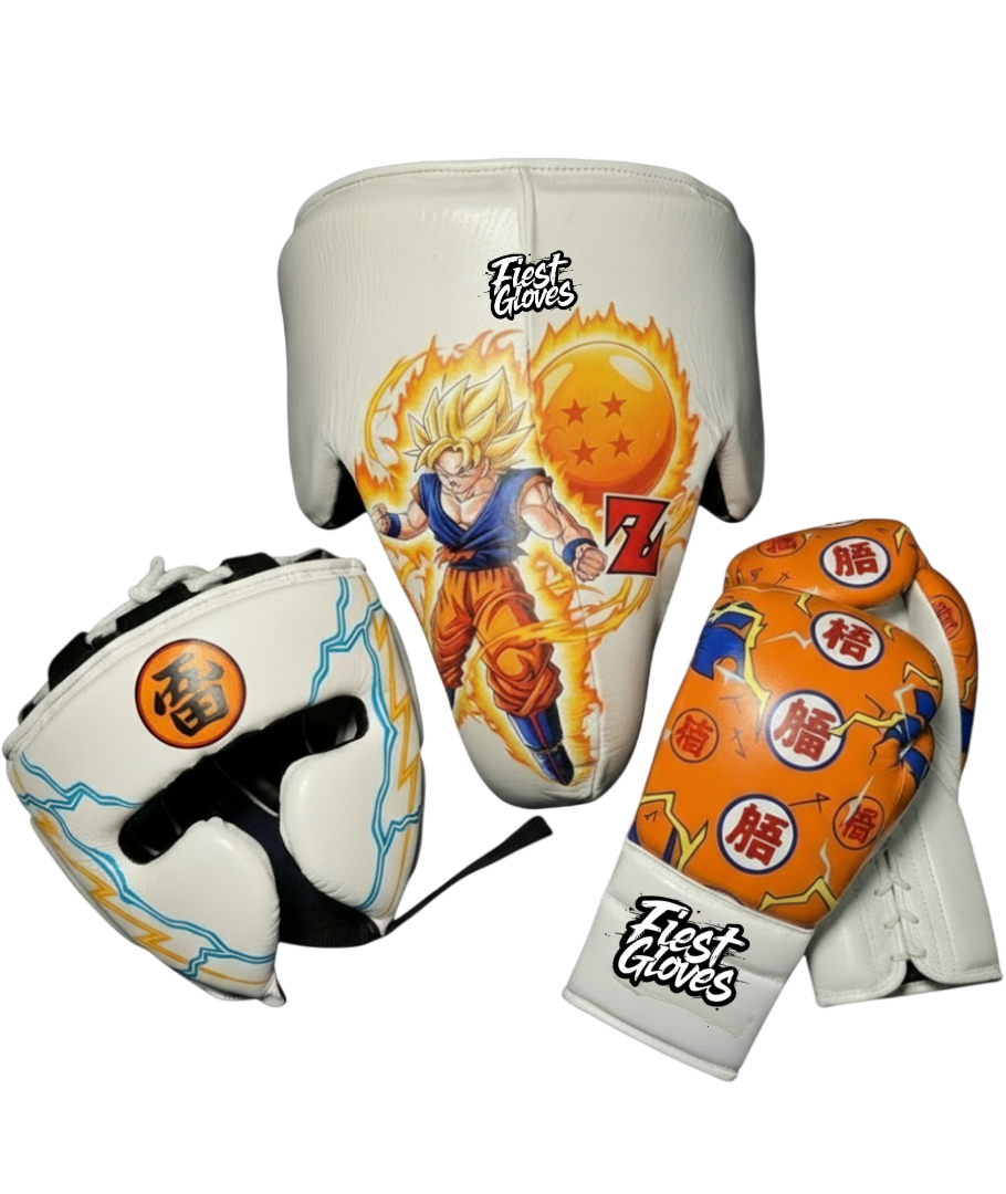 Fiest Winning Style Boxing Set White/Orange Training Set