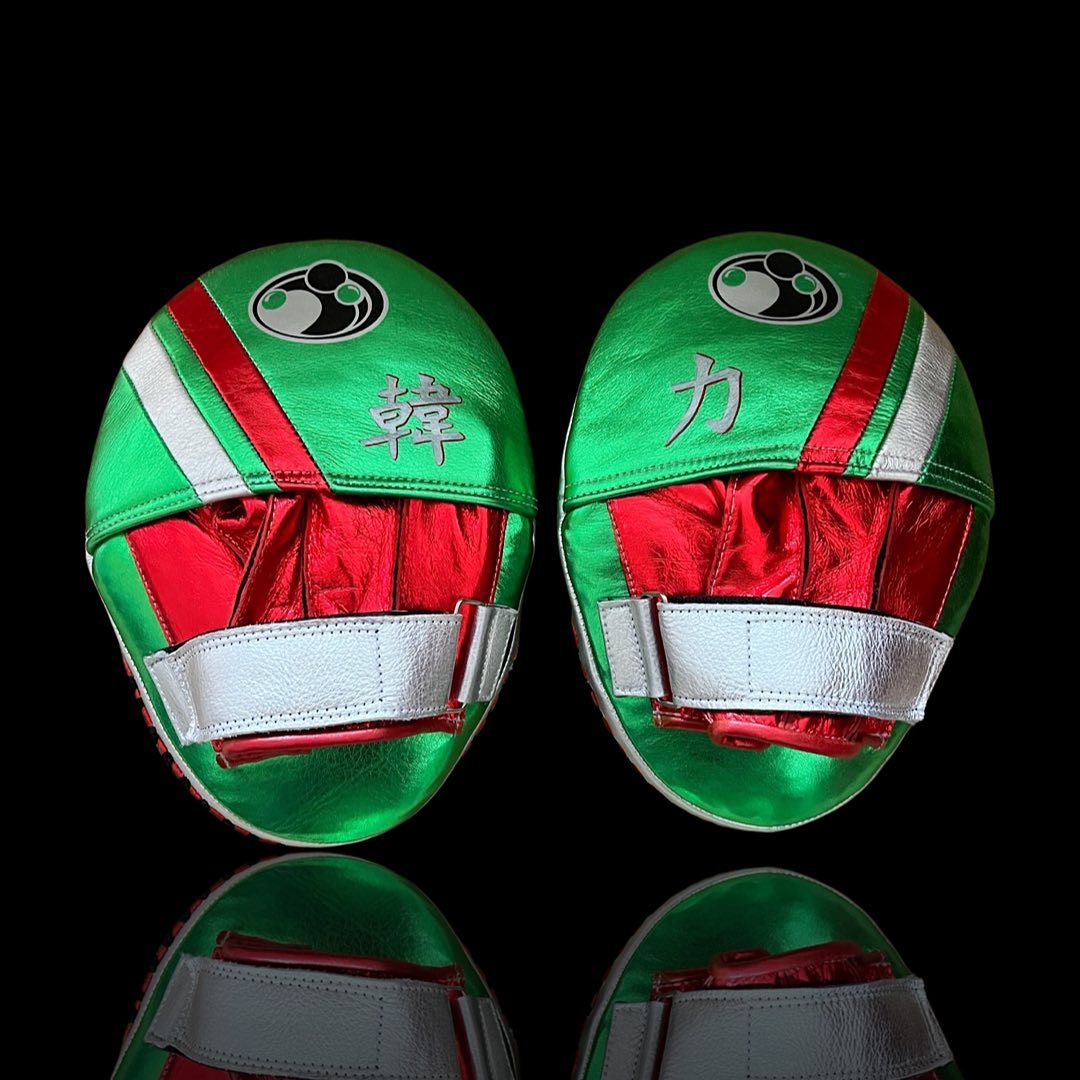 Boxing Gloves Set, Green Boxing set, Boxing Head Guard