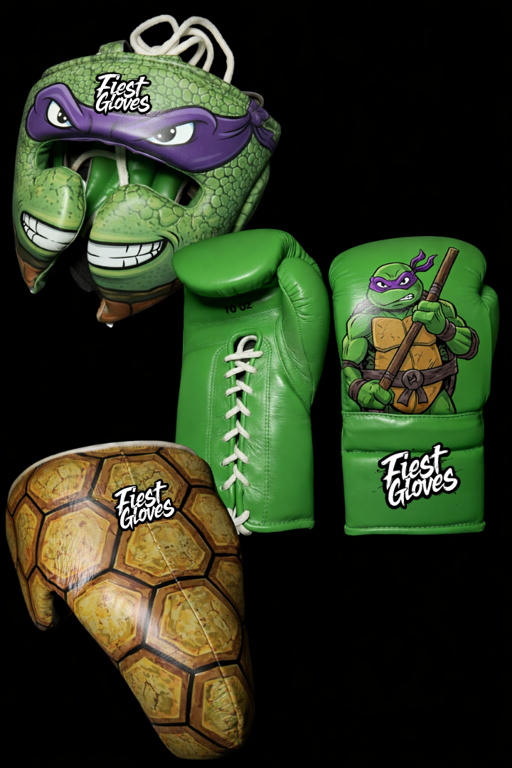 Fiest Winning Style Boxing Set Green/Purple Customizable