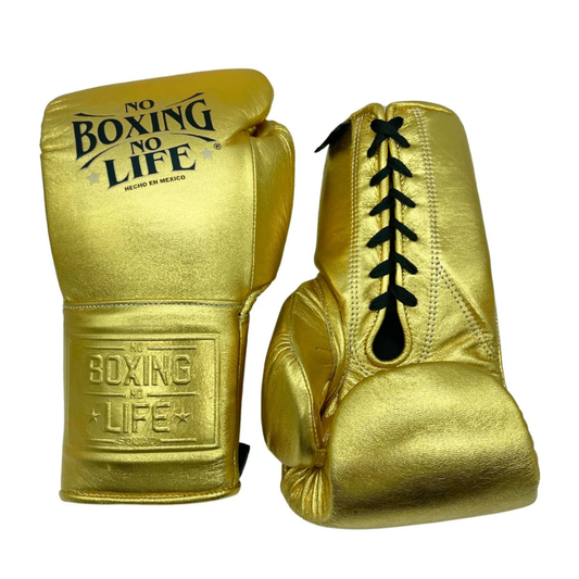 No Boxing No Life Golden  Professional Training Boxing Gloves | Customizable gloves