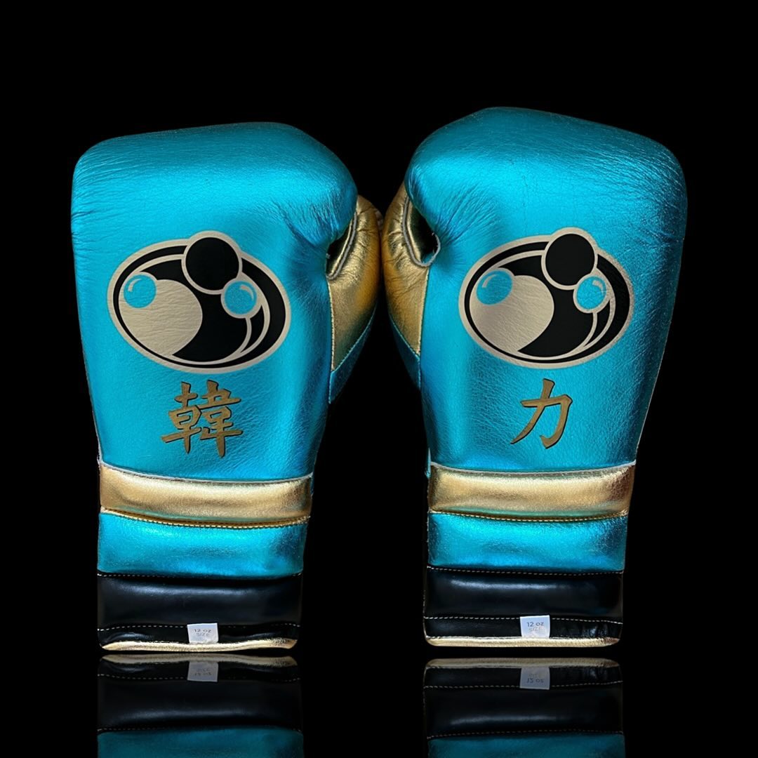 Boxing Gloves Set, Blue/Gold Boxing set, Boxing Head Guard