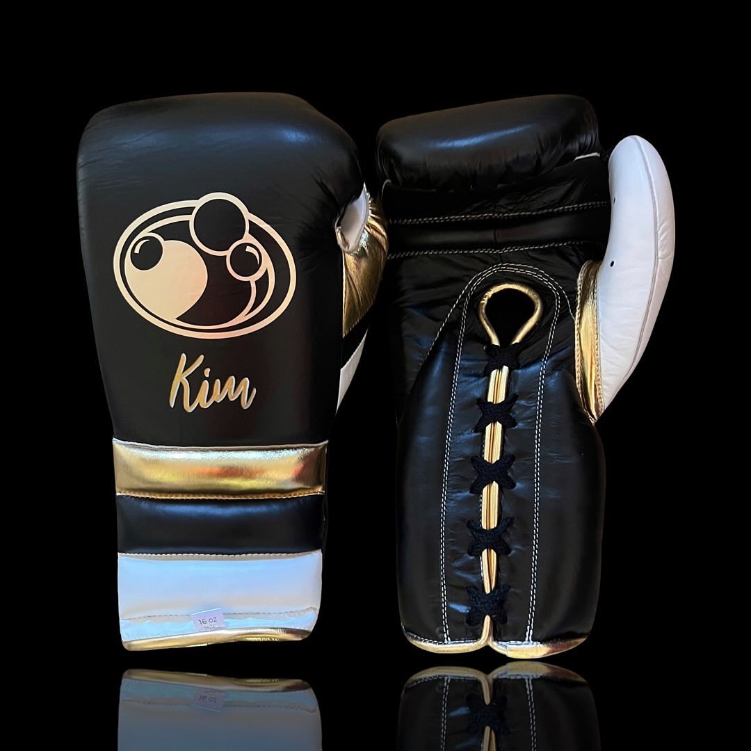 Boxing Gloves Set, Brown/Gold Boxing set, Boxing Head Guard