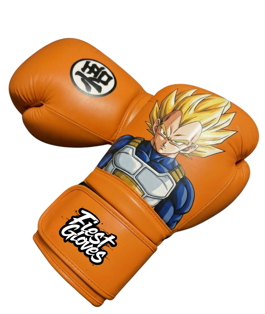 Fiest Winning Style Boxing Gloves Orange 16oz Velcro