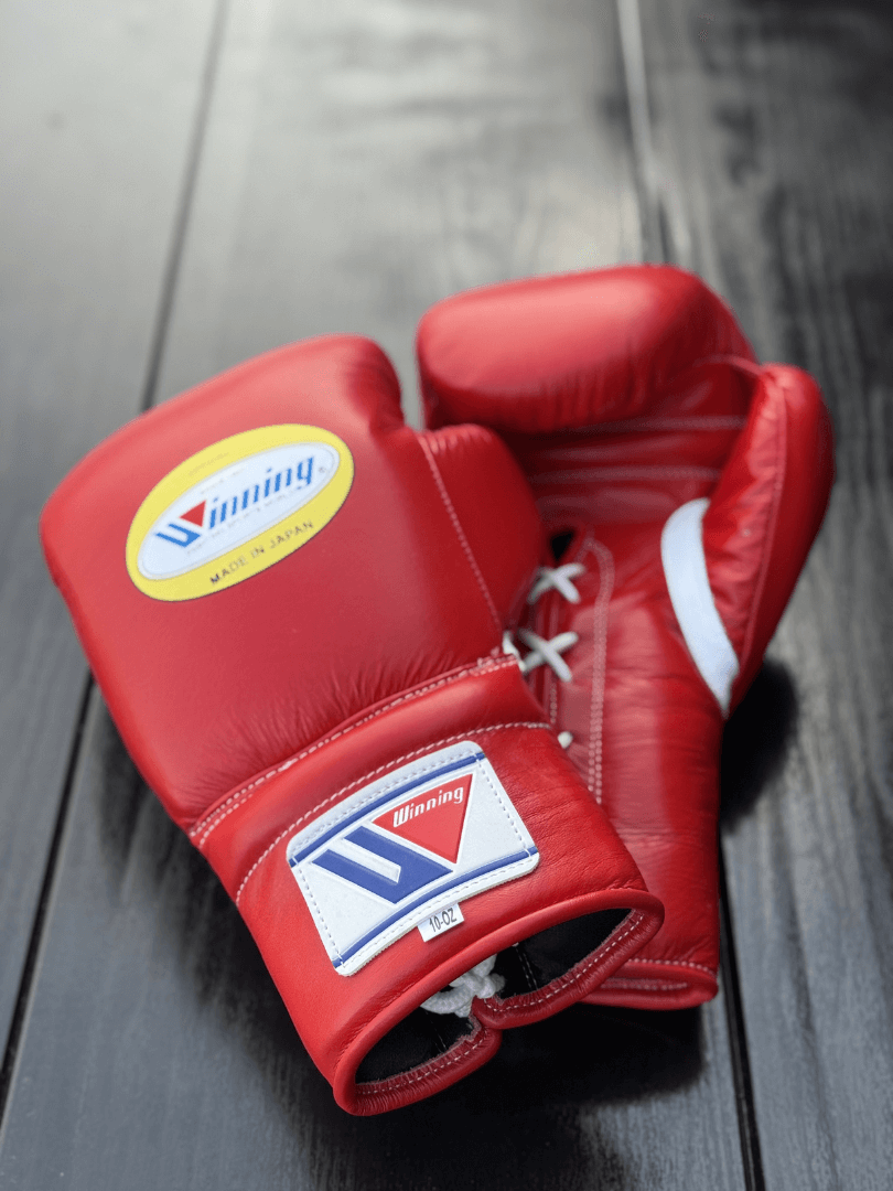 Winning Boxing Gloves Red Comfort Leather