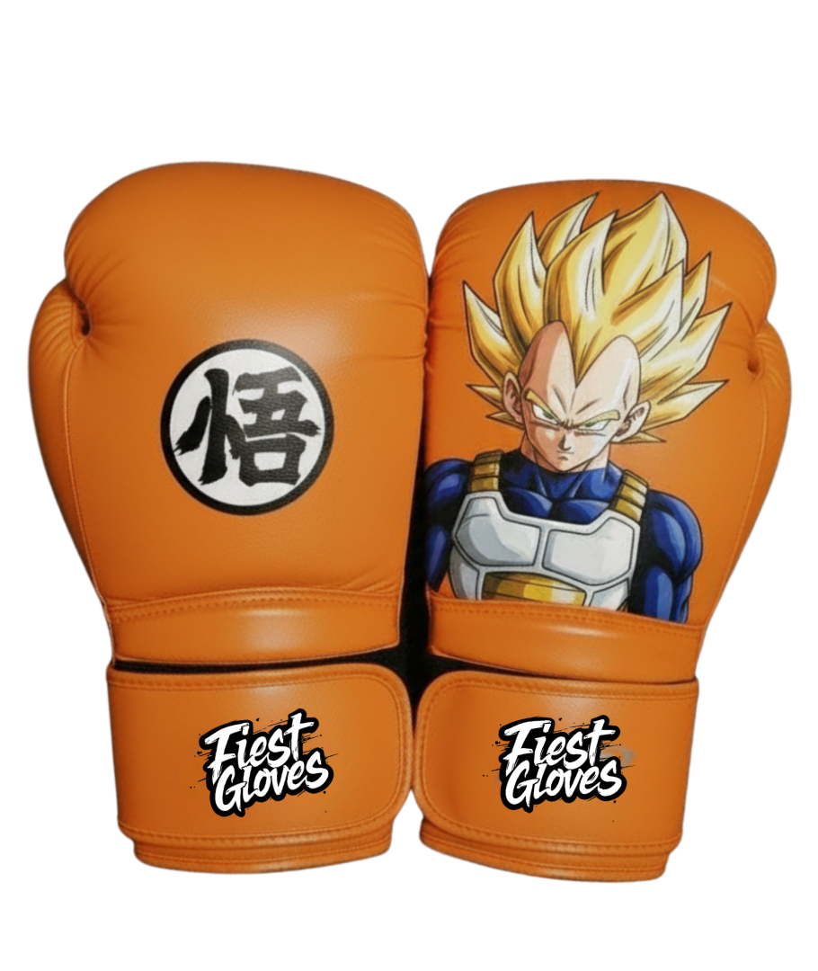 Fiest Winning Style Boxing Gloves Orange 16oz Velcro