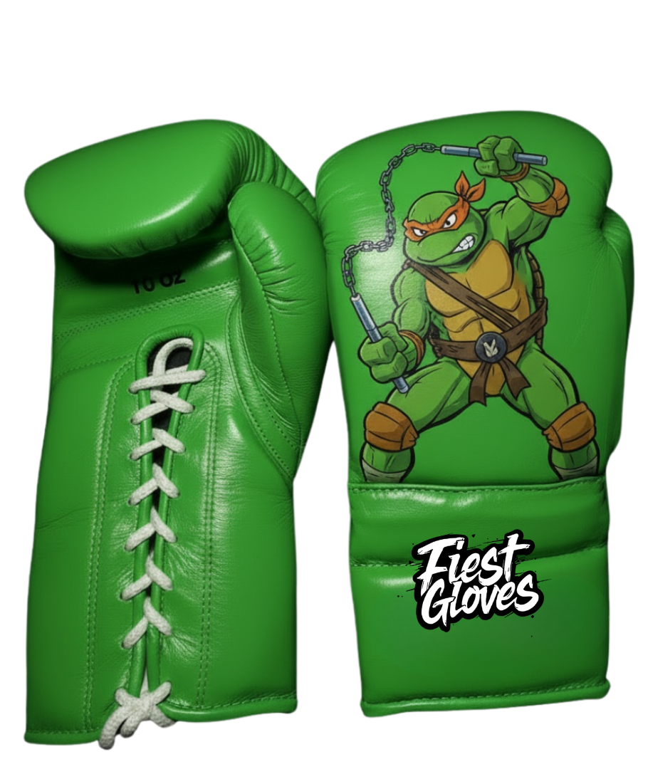 Fiest Winning Style Boxing Set Green/Orange Leather
