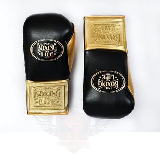 No boxing no life Black/Gold boxing gloves , ultra-soft training gloves