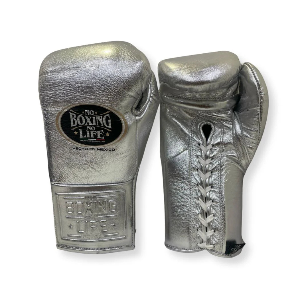 No Boxing No Life Silver Professional Sparring Boxing Gears | Customizable