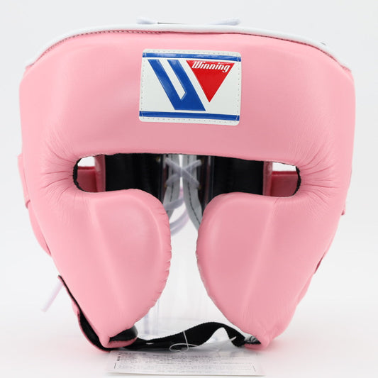 Winning Pink  Boxing Headgear for Sparring | Training Head Guard