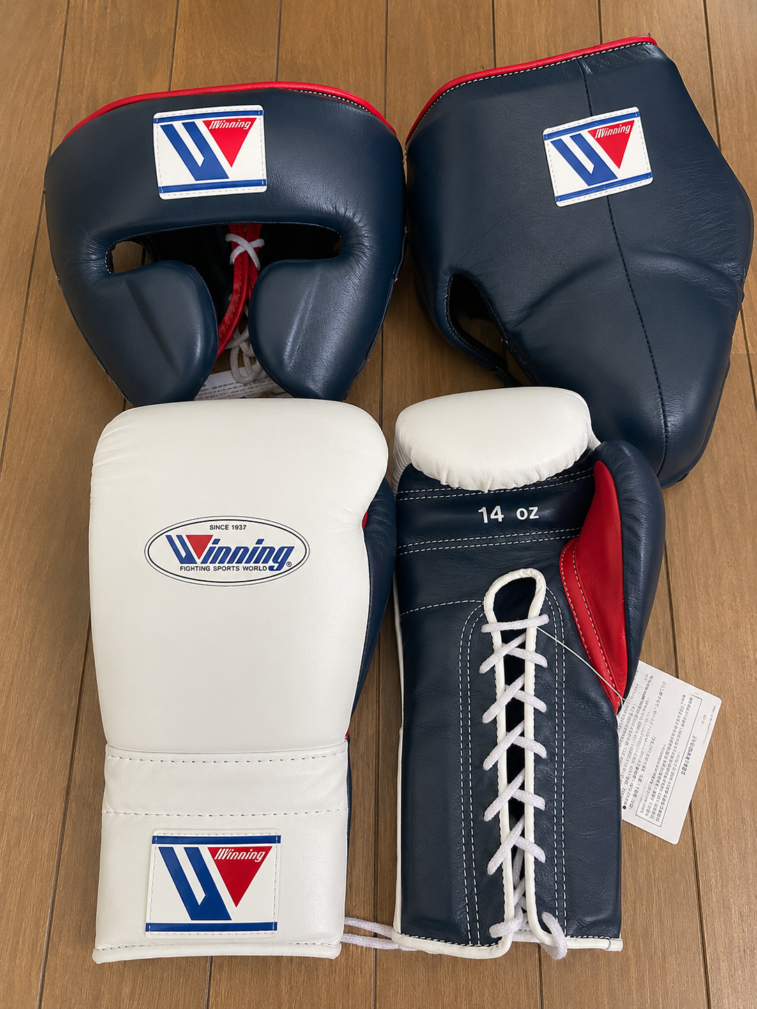 Winning Boxing Set Blue/White/Red Training Set