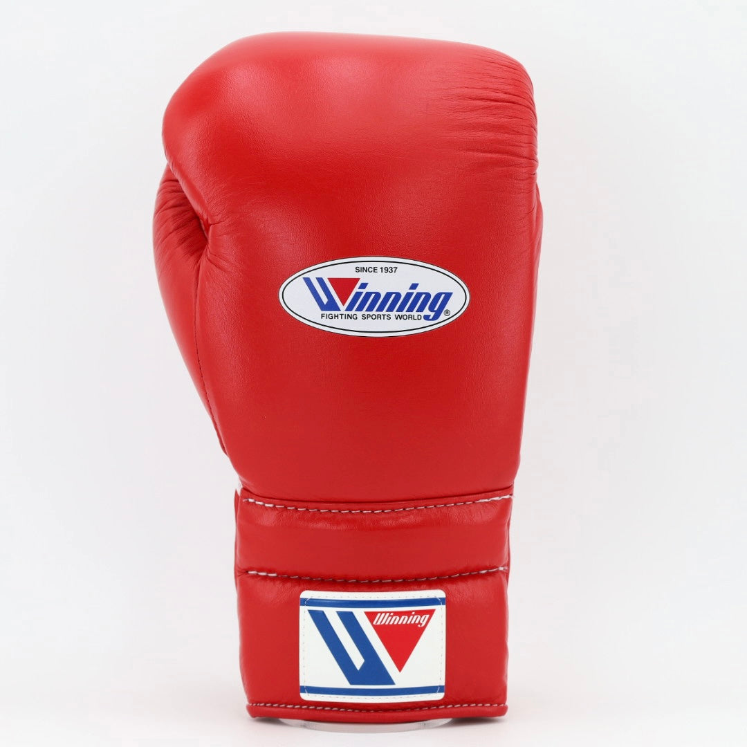 Winning Boxing Gloves Red Leather