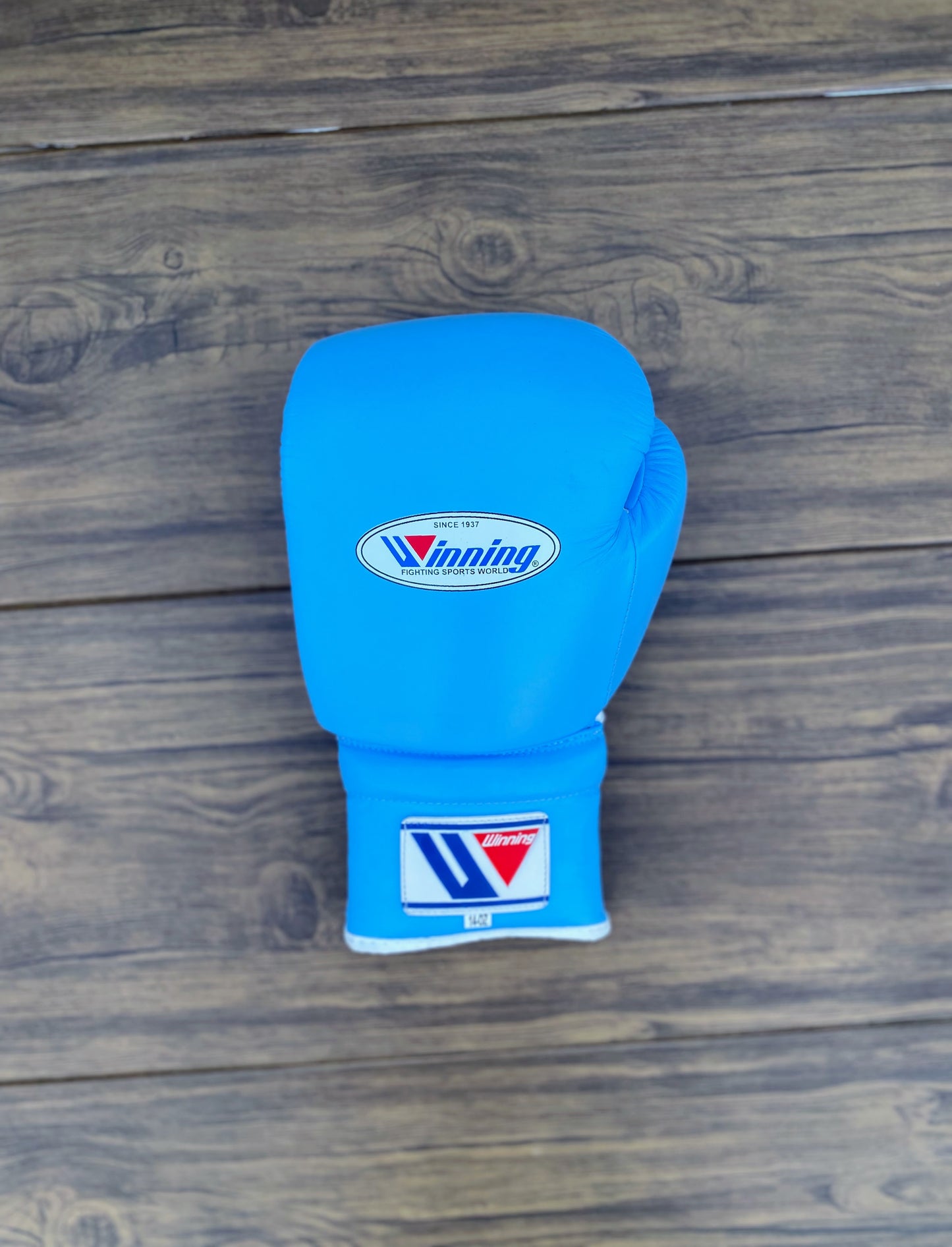 Winning Blue Boxing Gloves set | Customizable  winning Headguard and Groinguard
