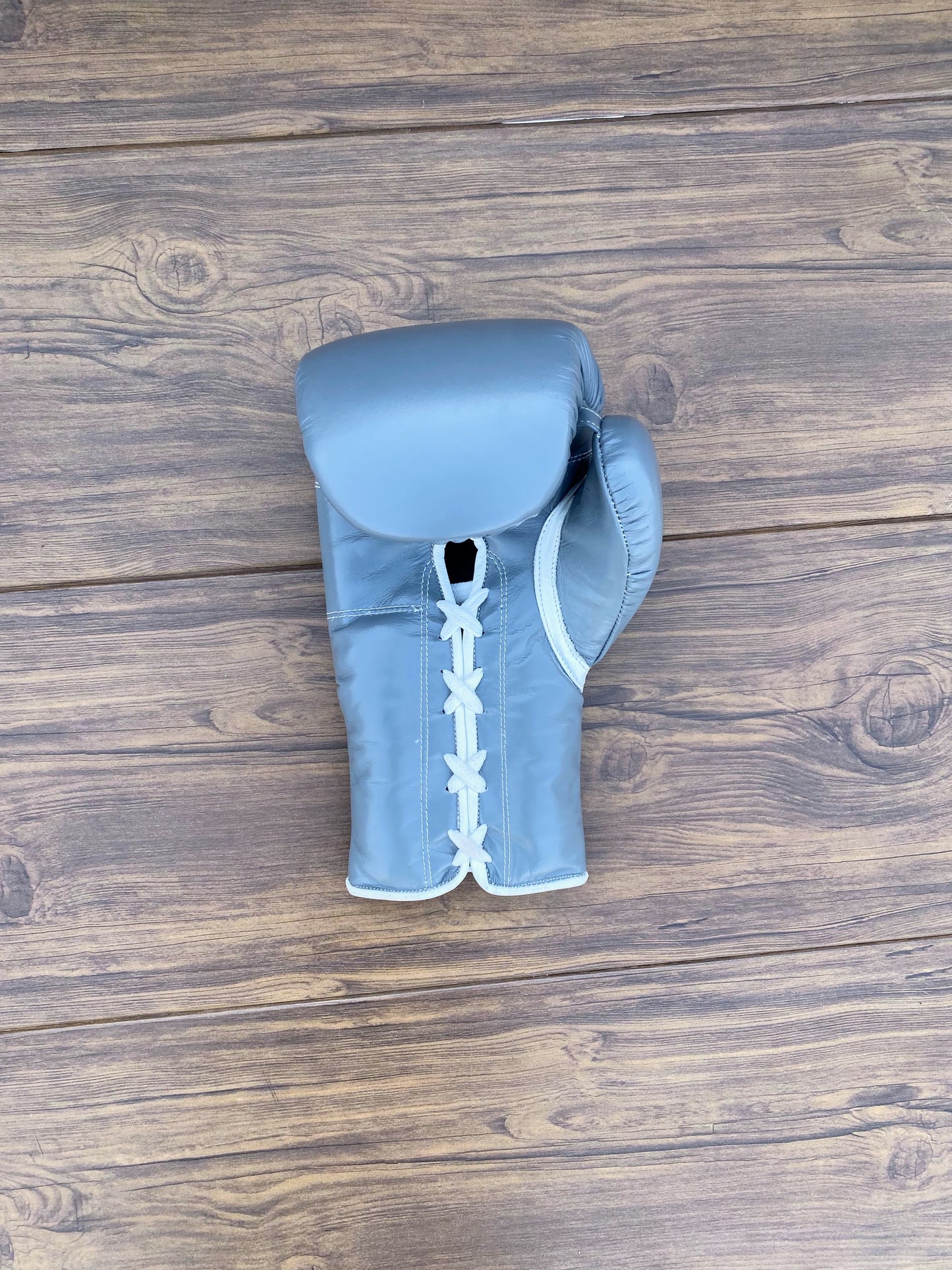 Winning Grey Boxing Gloves set | Customizable  winning Headguard and Groinguard