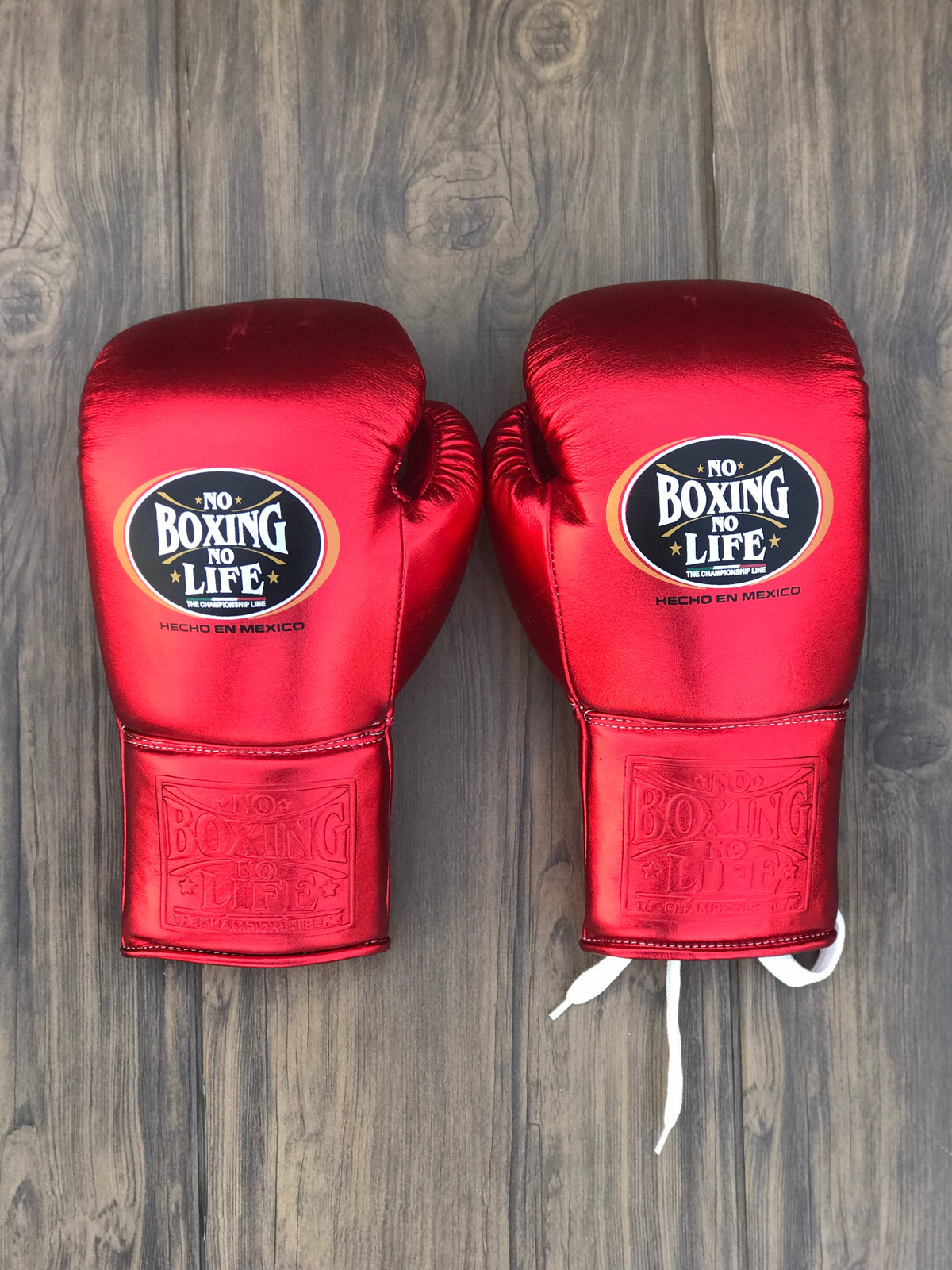 No Boxing No Life Boxing Gloves Red Training