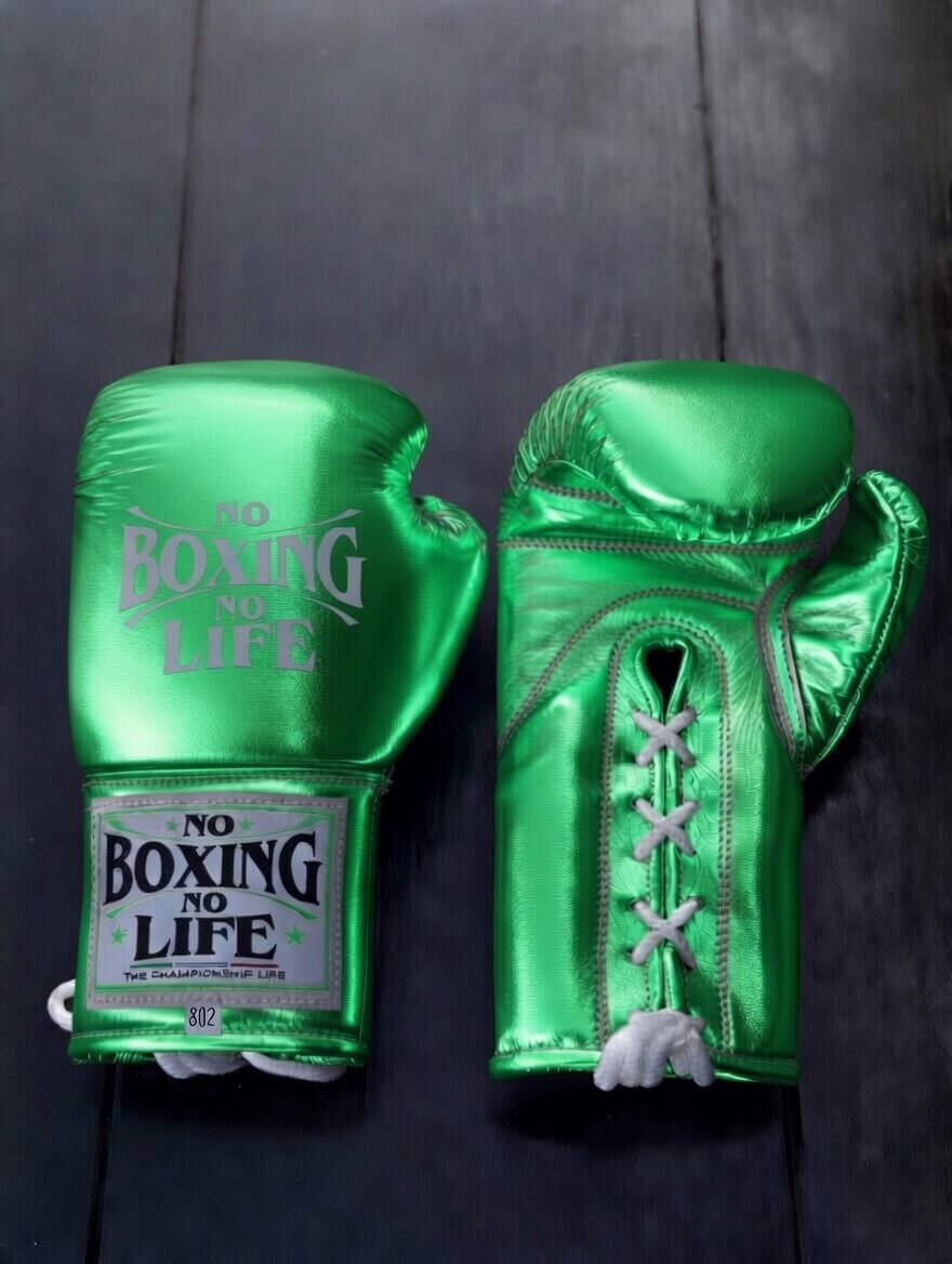 No Boxing No Life Boxing Gloves Light-Green Customizable