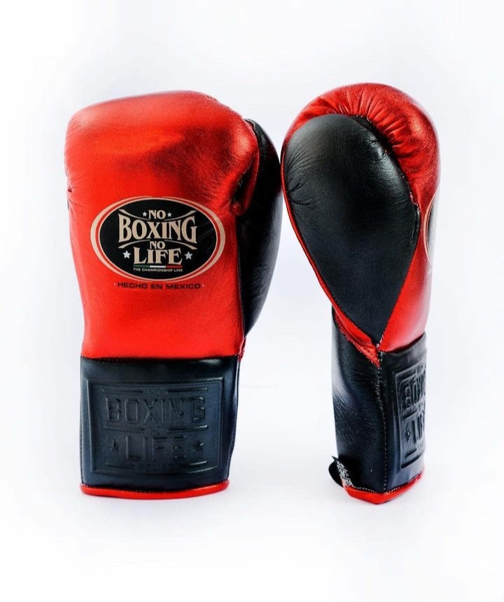 No boxing no life Red/Black boxing gloves, premium soft-padding gear