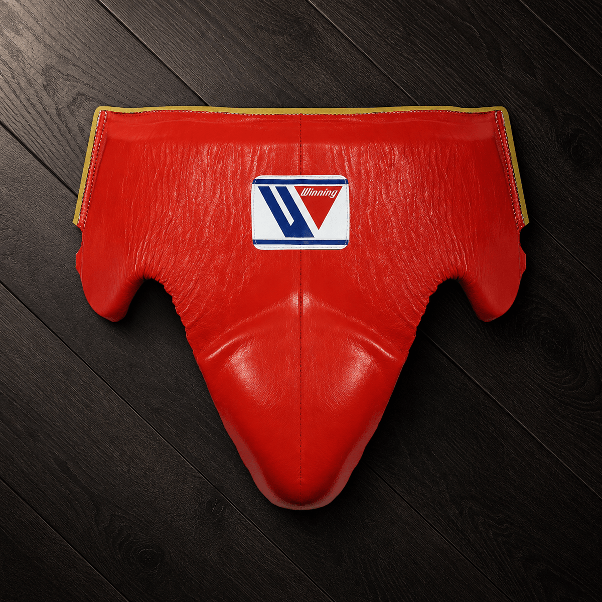 Winning Boxing Groinguard Red/Gold Groin Guard with Straps