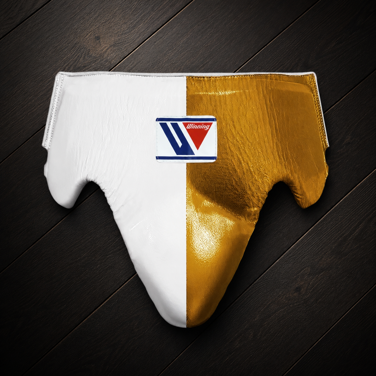 Winning Boxing Groinguard White/Gold Protective Shell for Boxing