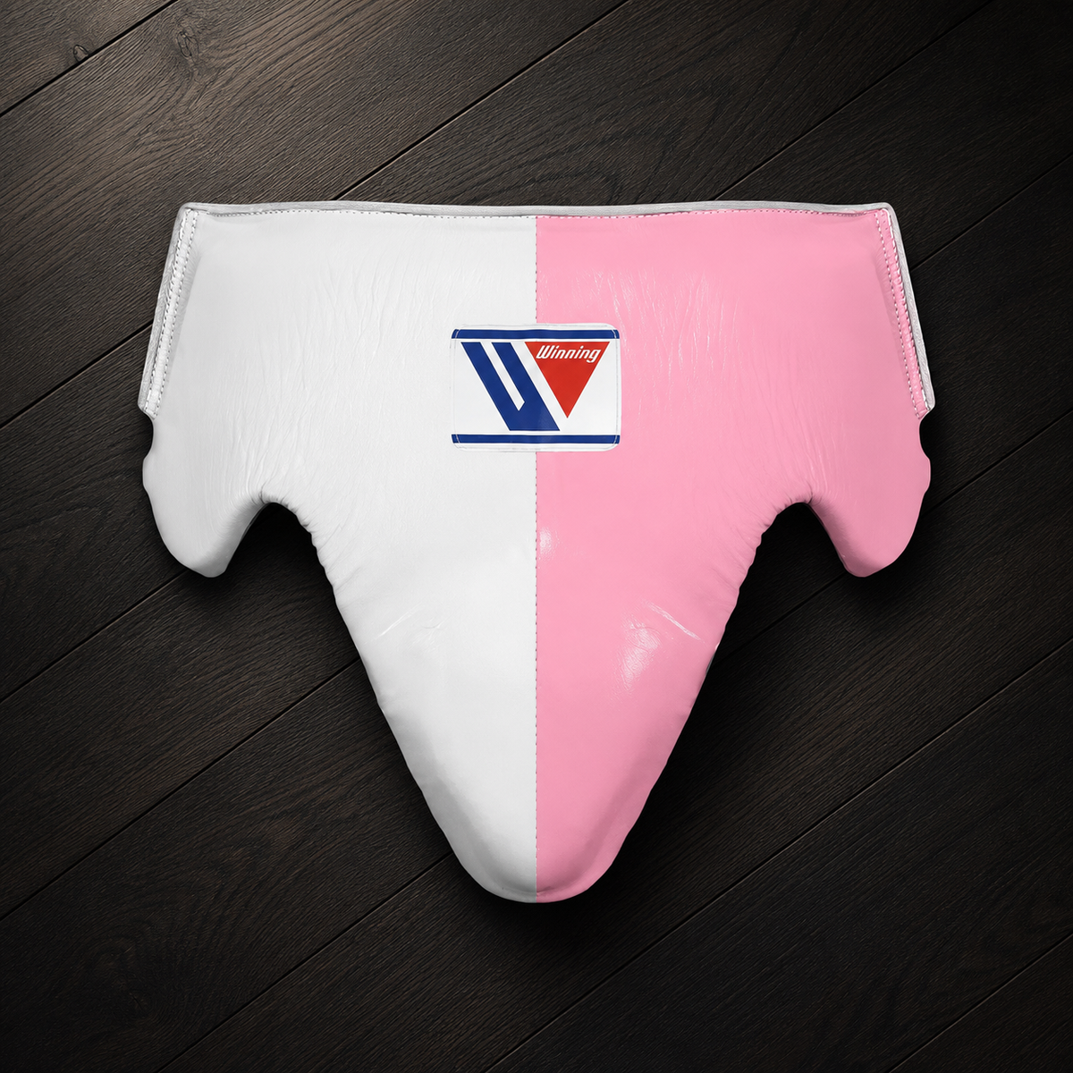 Winning Boxing Groinguard White/Pink Cup Guard for Intense Sessions