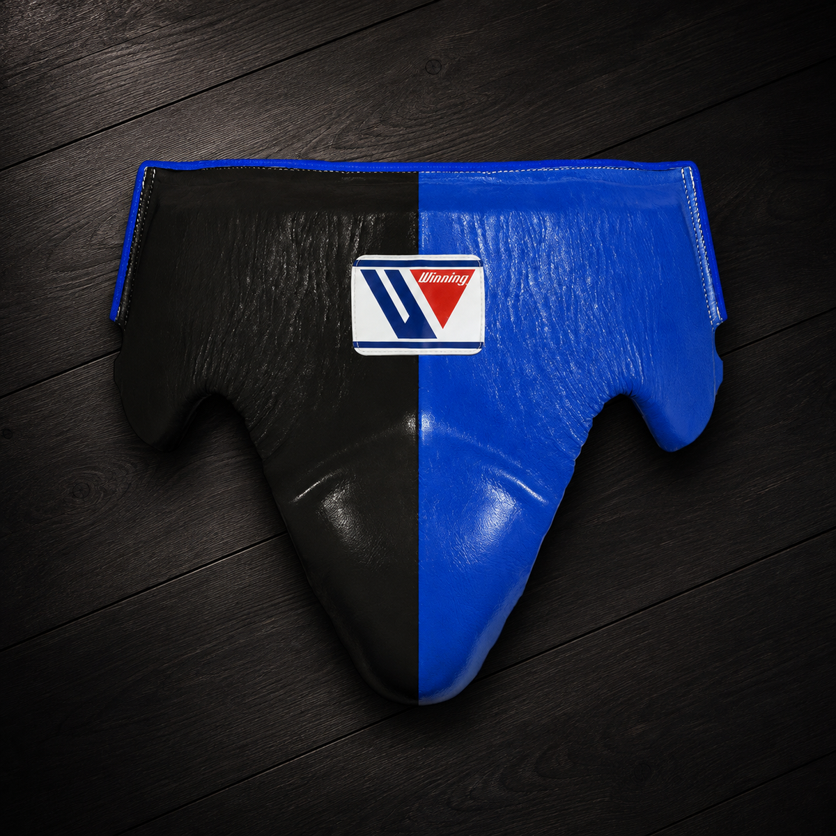 Winning Boxing Groinguard Black/Blue Protective Cup for Training