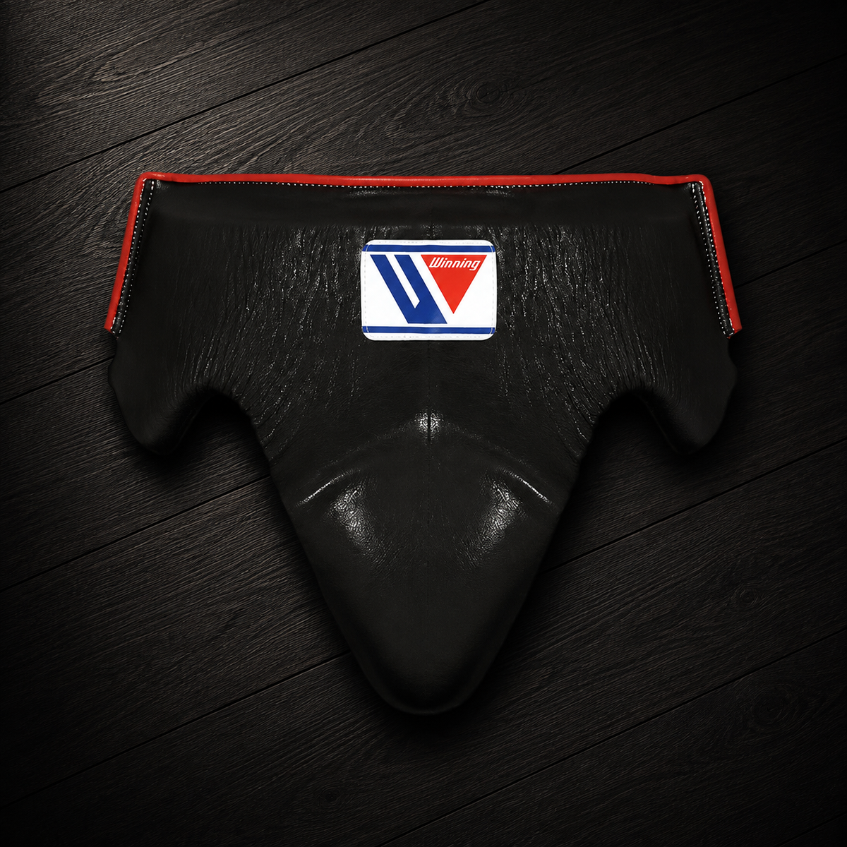 Winning Boxing Groinguard Black/Red Protective Shell for Boxing