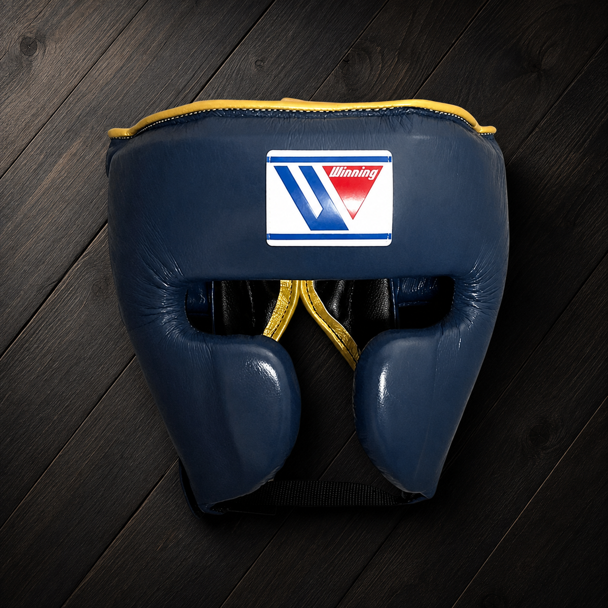 Winning Boxing Groinguard Blue/Gold Abdominal Protector for Heavy Training