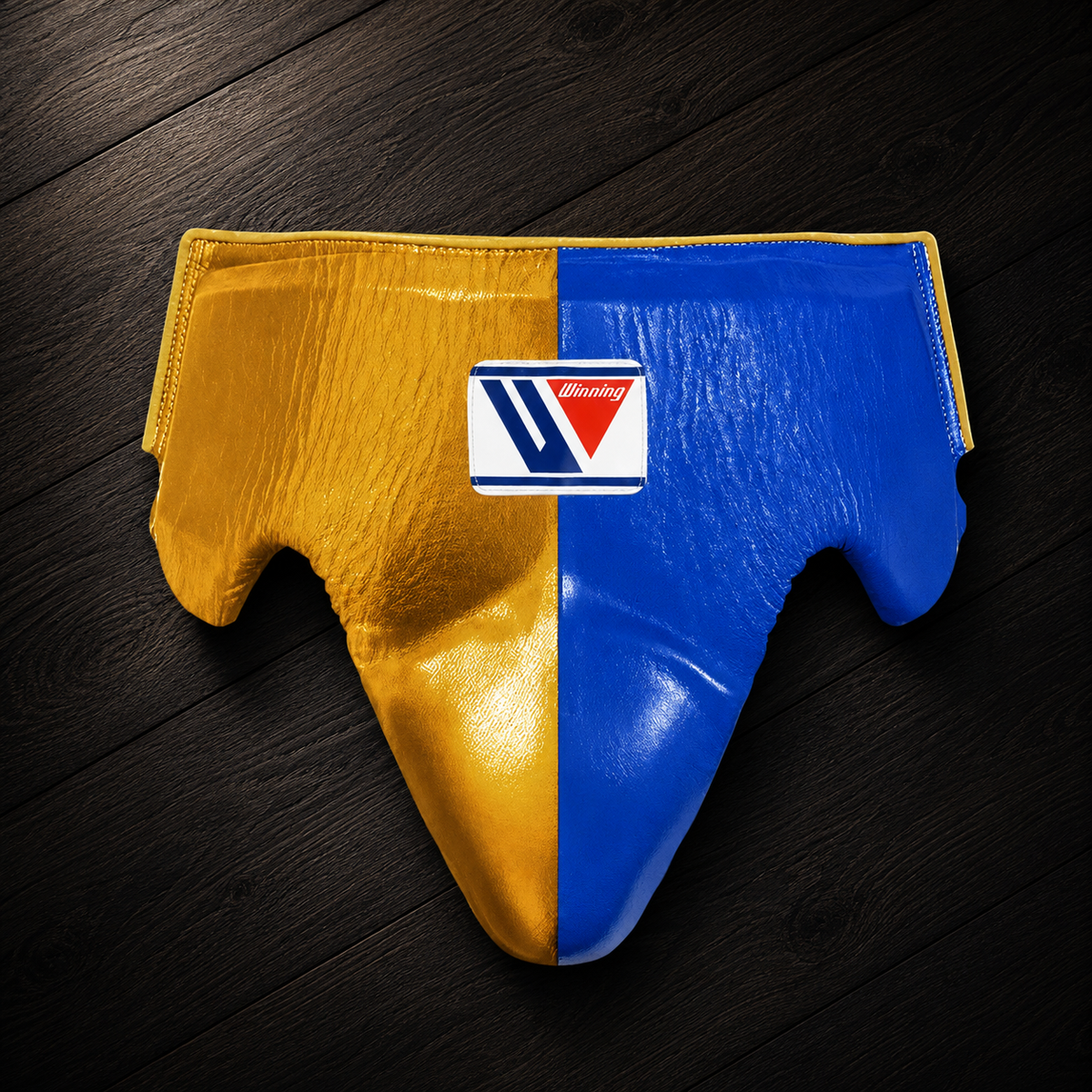 Winning Boxing Groinguard Gold/Blue Protective Groin Guard for MMA