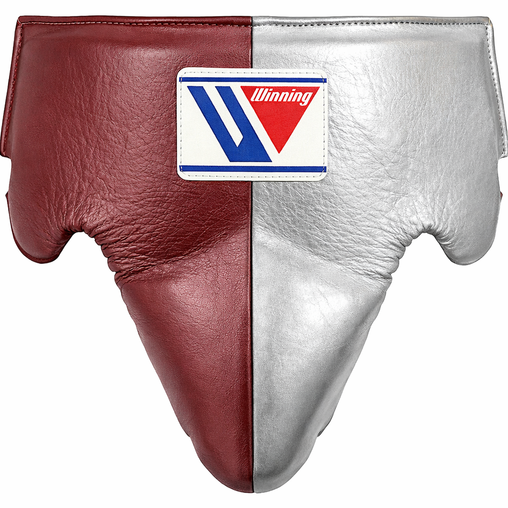 Winning Groin Protector Maroon/Silver Training
