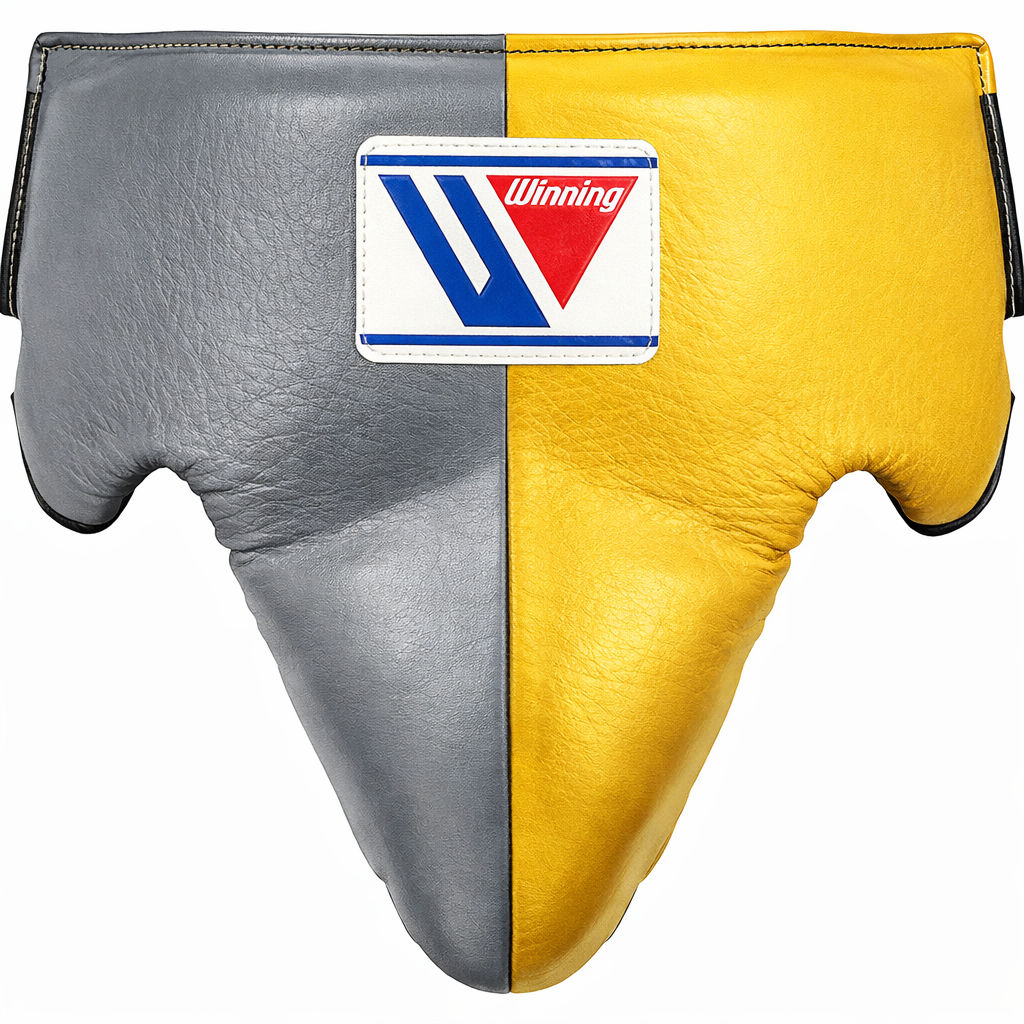Winning Groin Protector Grey/Yellow Sparring