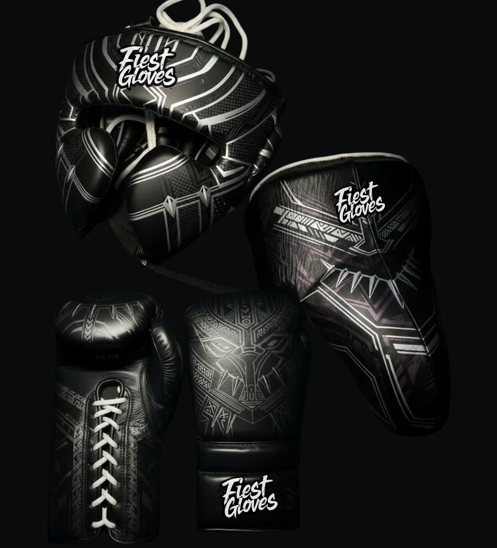 fiest boxing set black full kit premium gear for training and sparring
