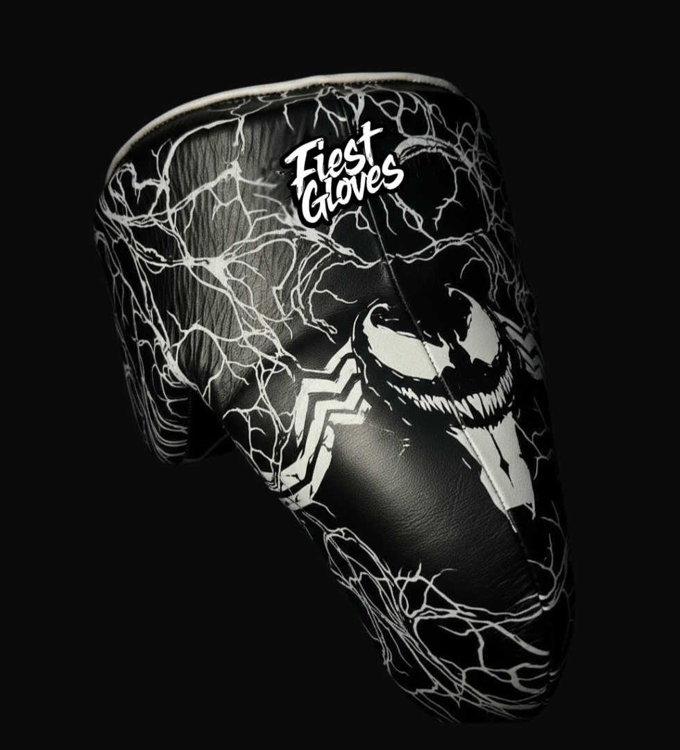 fiest boxing black-white groin protector high quality training equipment