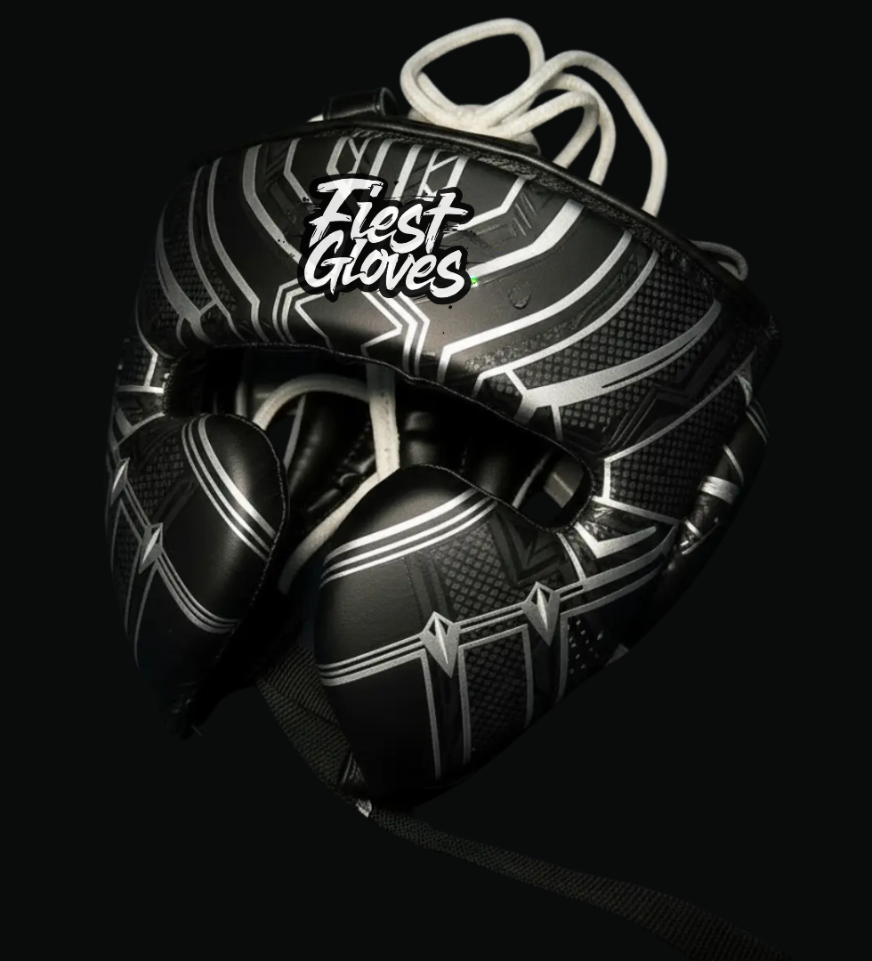 fiest boxing black headgear premium gear for training and sparring