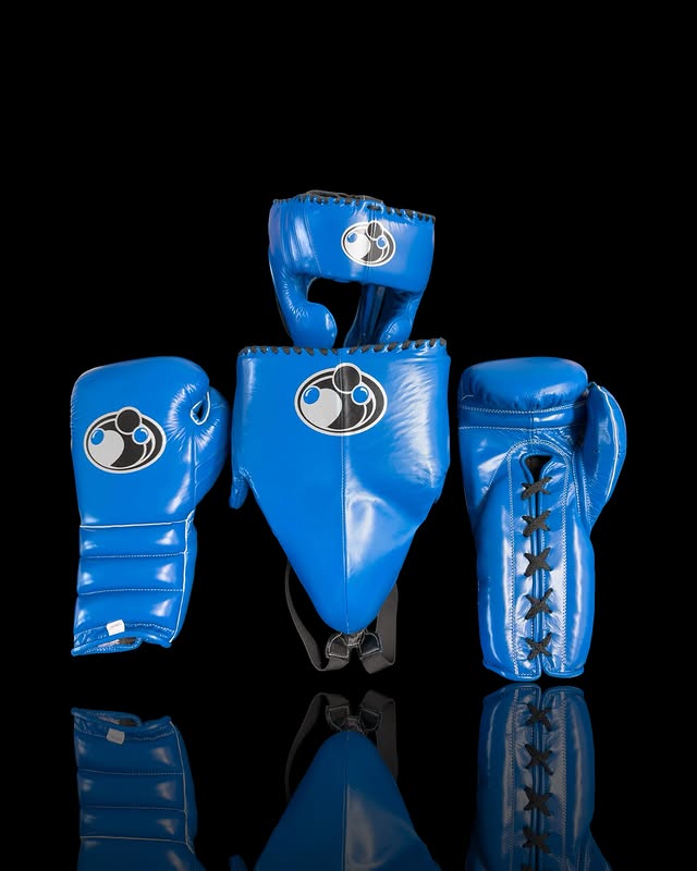 Grant Boxing Set Blue Leather