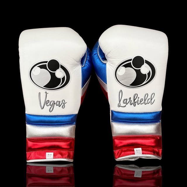 grant boxing gloves white/red/blue/silver back view premium fight gloves for athletes