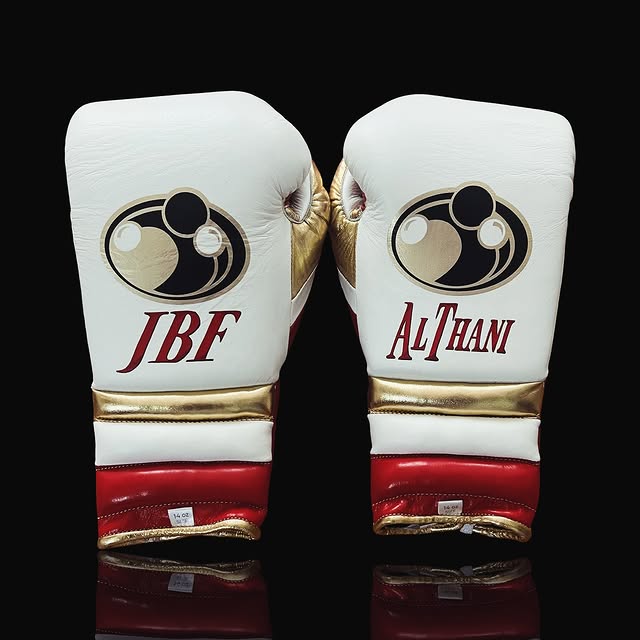 grant boxing gloves white/red/gold back and thumb view for heavy bag and sparring