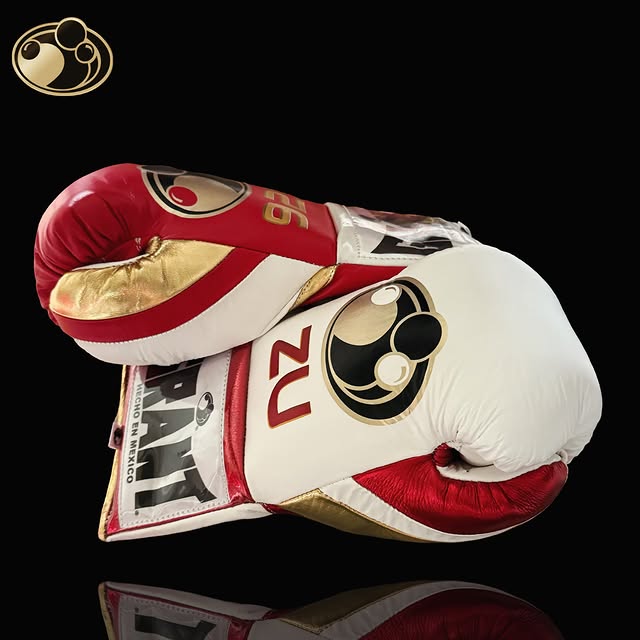 Grant Boxing Gloves White/Red/Gold Sparring