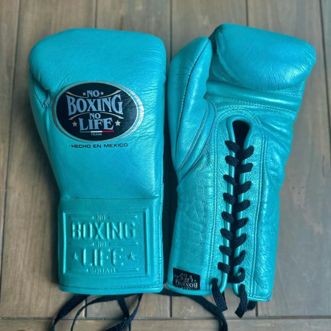No Boxing No Life Boxing Gloves Sky-Blue Training